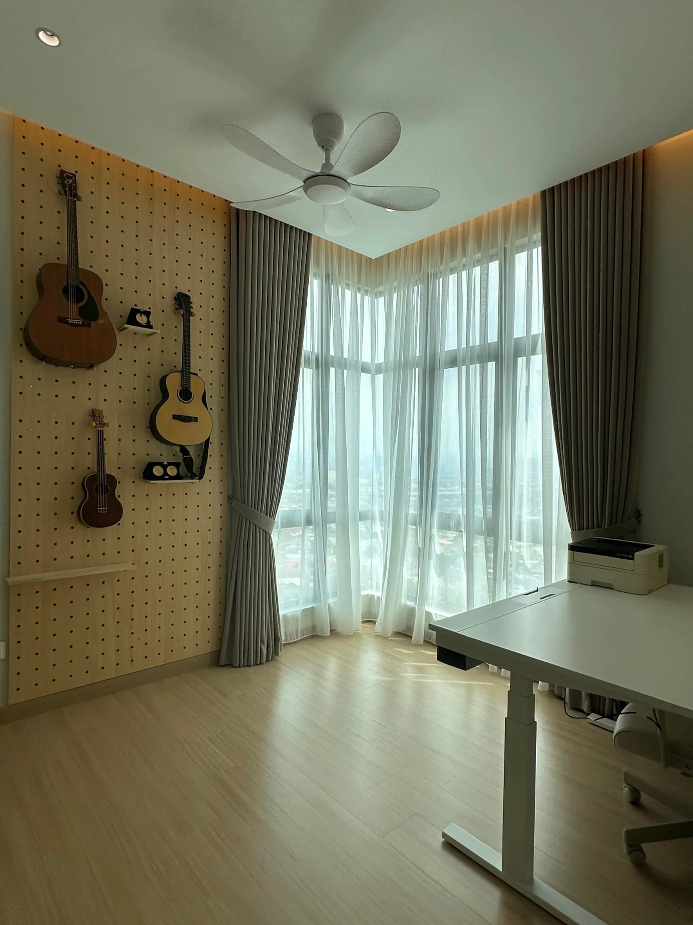 Authentic Ni-Shin Curtain installation photographed in a other
